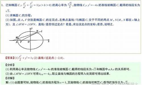 椭圆的题型高考_高考关于椭圆的历年真题