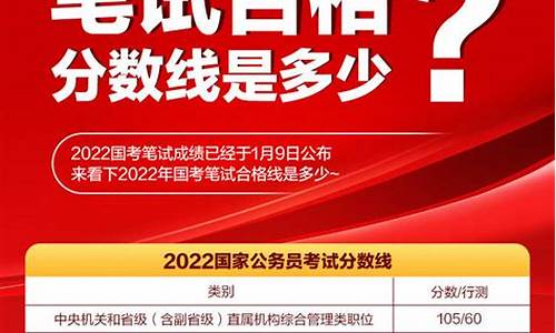 选调笔试合格分数线,2021年选调生面试分数线