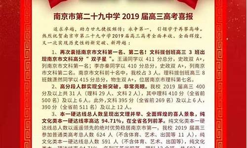 南京高考喜报2022,南京高考喜报