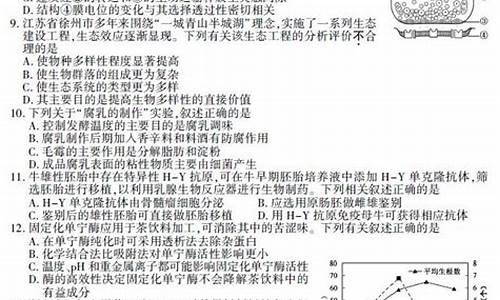 2017江苏高考生物试卷,2017江苏高考生物试卷分析