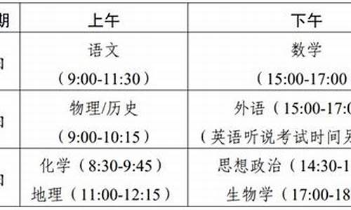 高考考完时间安排-高考考完时间安排怎么写